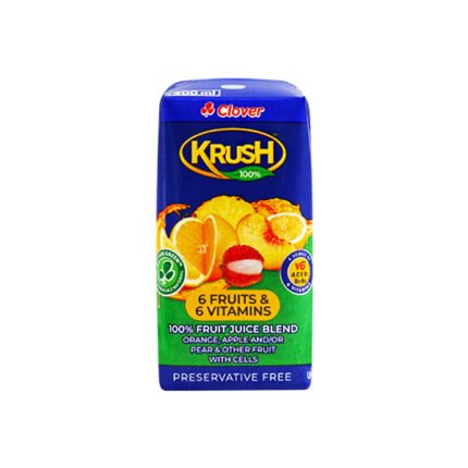 sumo 6 frutas 6 vitaminas krush clover 200ml venda a grosso distribuiçao alimentos e bebidas mercado sao tome