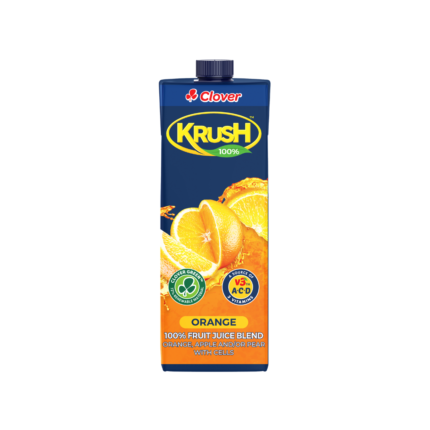 sumo laranja krush 1L Clover distribuiçao alimentos e bebidas mercado sao tome